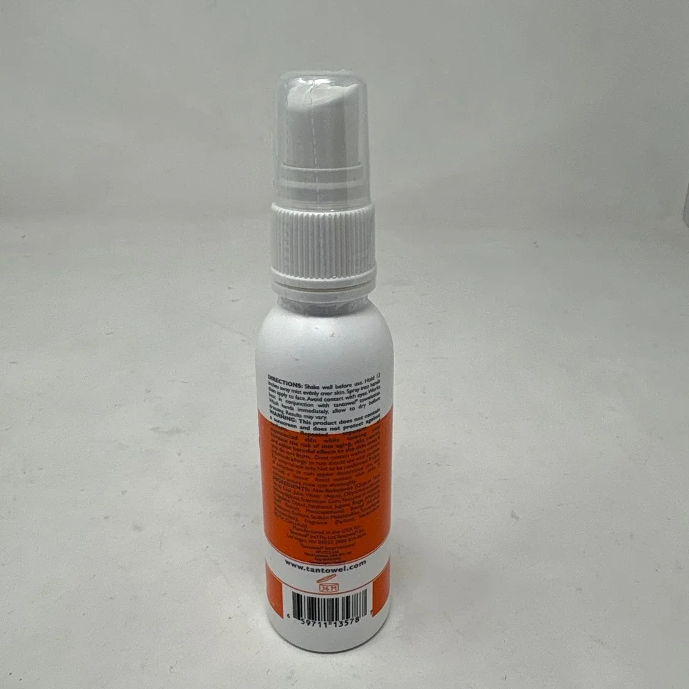 TanTowel Tanning Mist Self-Tanning‎ Fine Mist Spray 2 fl oz 59 ml Travel Size
